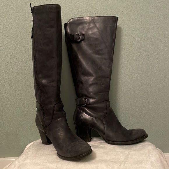 Born Shoes - ❌SOLD❌Born Black Tall Leather Boots